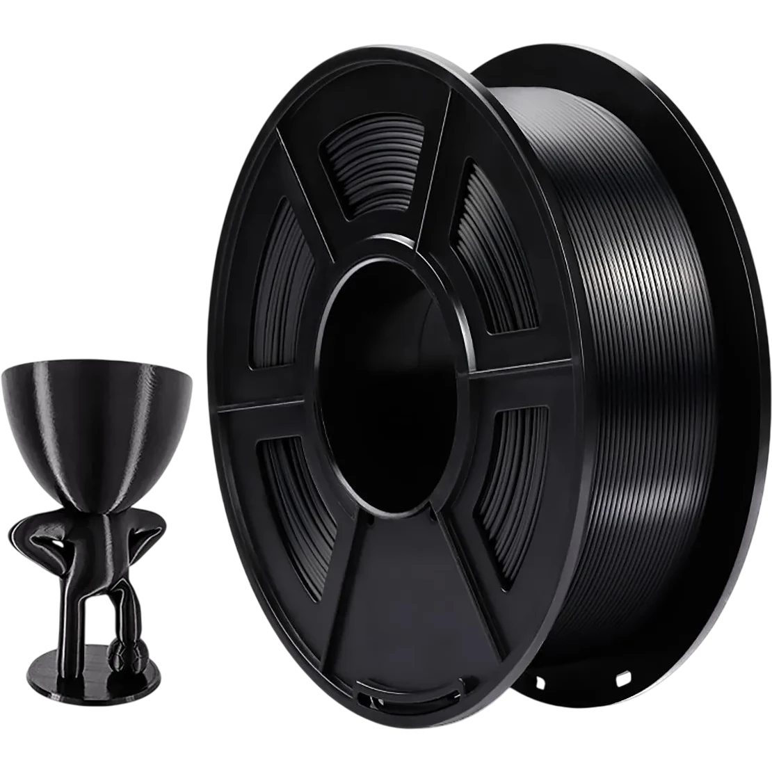 Пластик для 3D принтера NV Print NV-3D-SILK-PLA-P-BLACK