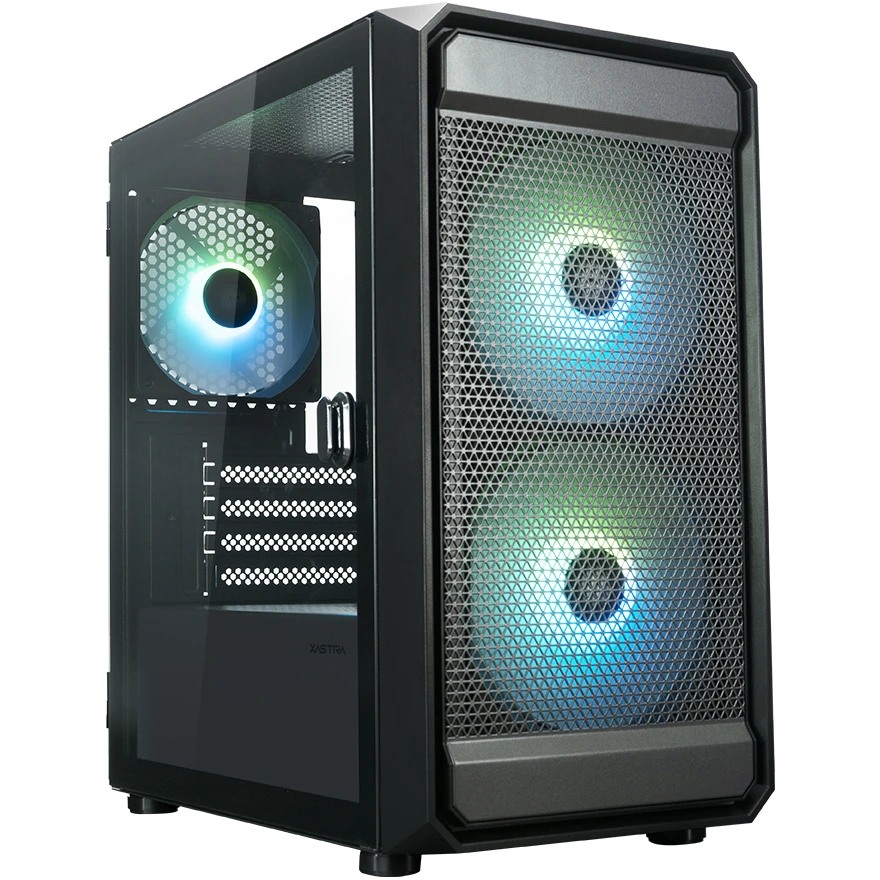 Корпус XASTRA A303M 3ARGB-C6 Black - A303M-2FC14A-1FC12A-C6-D