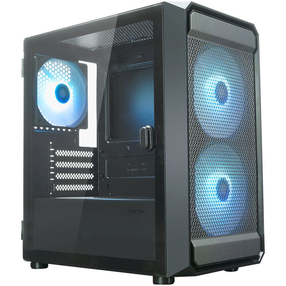 Корпус XASTRA A303M 3ARGB-C6 Black - A303M-2FC14A-1FC12A-C6-D - фото 2
