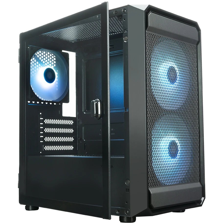 Корпус XASTRA A303M 3ARGB-C6 Black - A303M-2FC14A-1FC12A-C6-D - фото 4