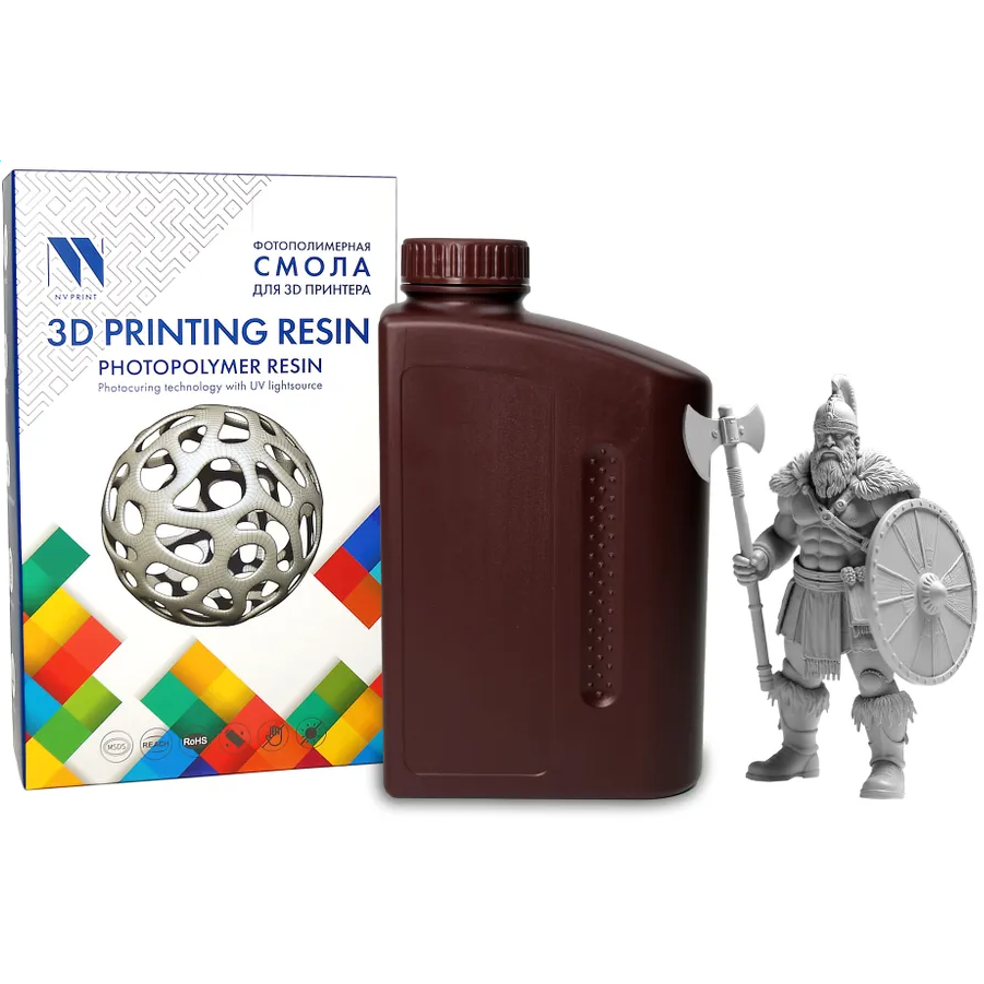 Фотополимерная смола NV Print NV-3D-HIGH-TEMP-RESIN-GREY
