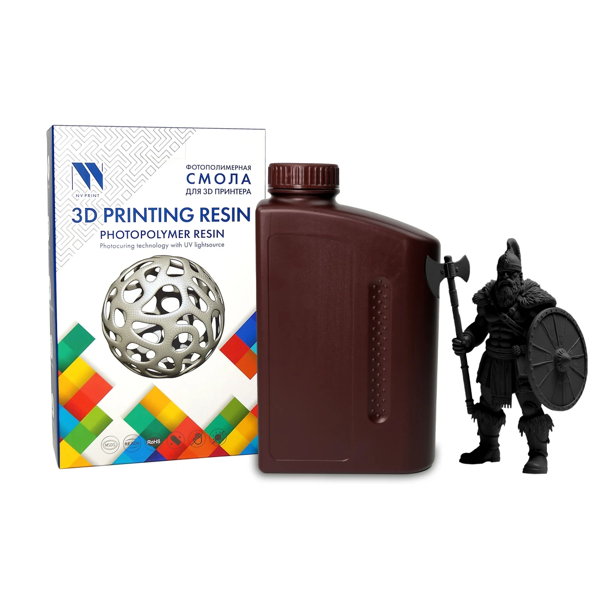 Фотополимерная смола NV Print NV-3D-14K-STD-RESIN-BLACK
