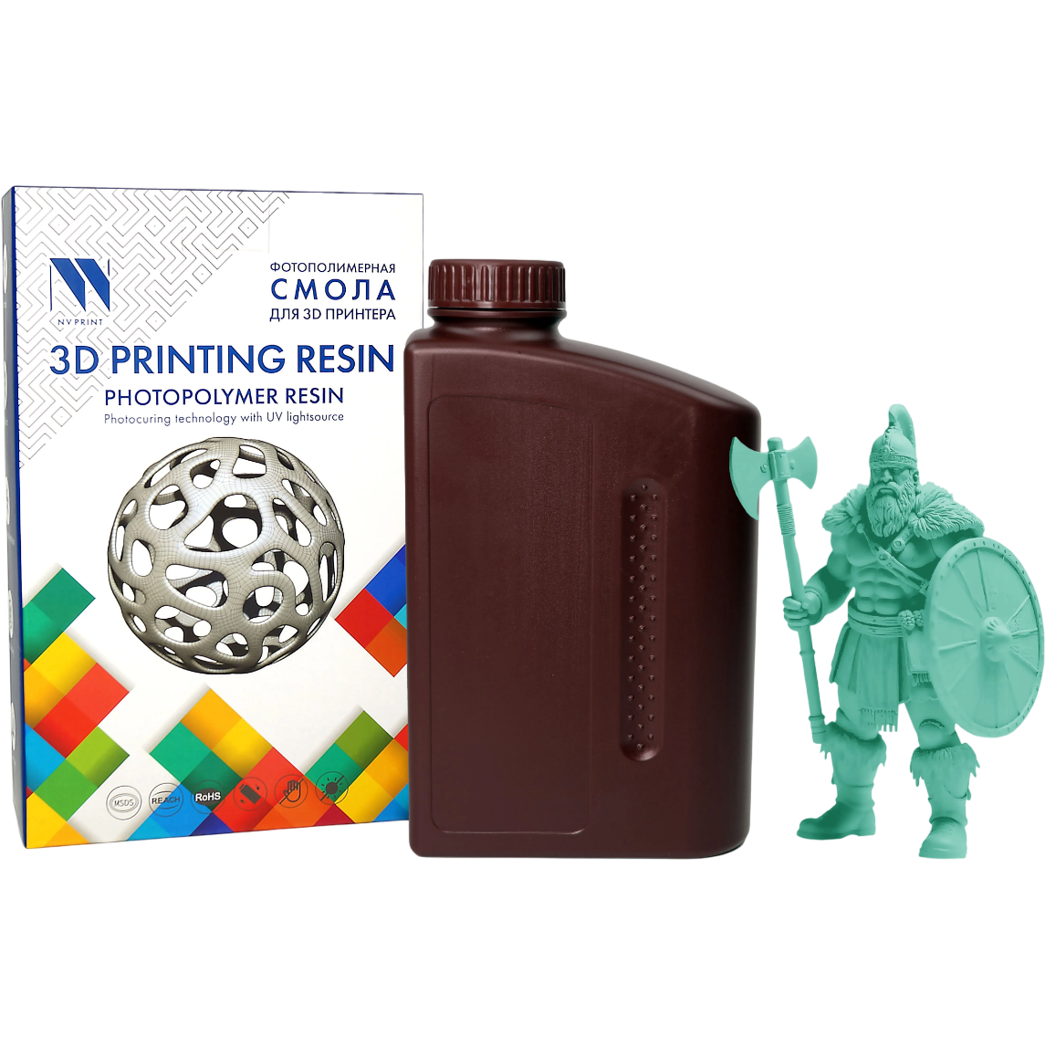 Фотополимерная смола NV Print NV-3D-ABS-L-RESIN-GREEN