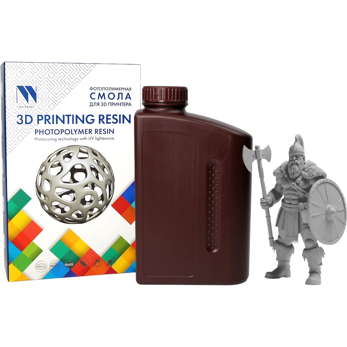 Фотополимерная смола NV Print NV-3D-ABS-L-RESIN-GREY