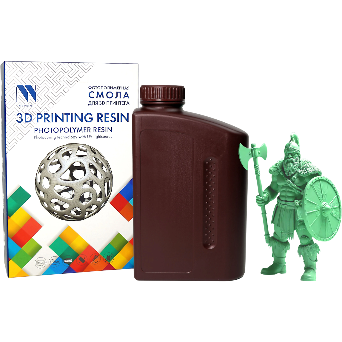 Фотополимерная смола NV Print NV-3D-PLANT-BASED-RESIN-GREEN