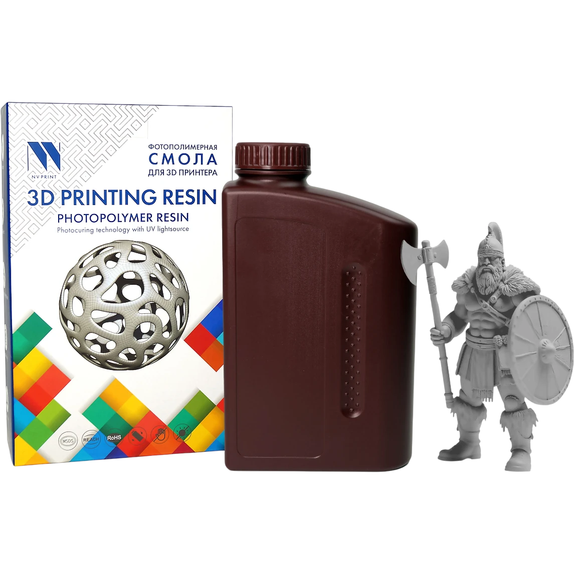 Фотополимерная смола NV Print NV-3D-PLANT-BASED-RESIN-GREY