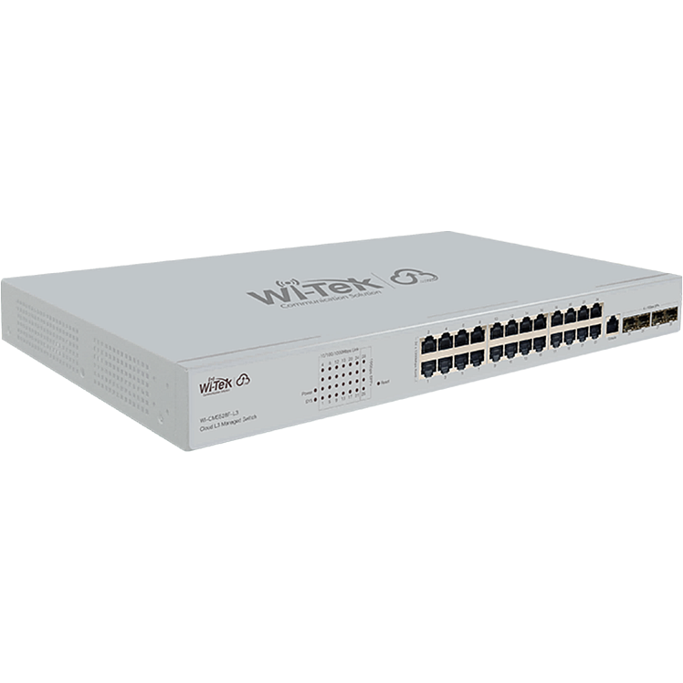 Коммутатор (свитч) Wi-Tek WI-CMS528F-L3 - фото 3