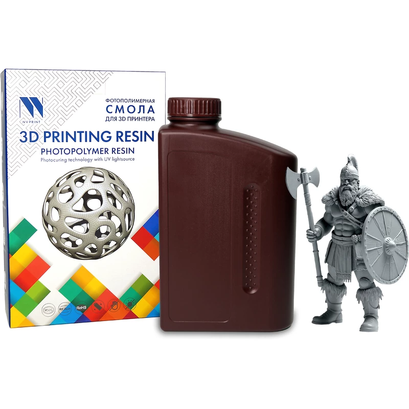 Фотополимерная смола NV Print NV-3D-STD-RESIN-GREY