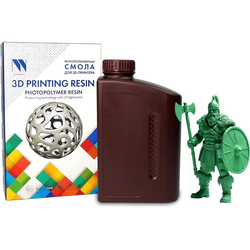 Фотополимерная смола NV Print NV-3D-STD-RESIN-GREEN