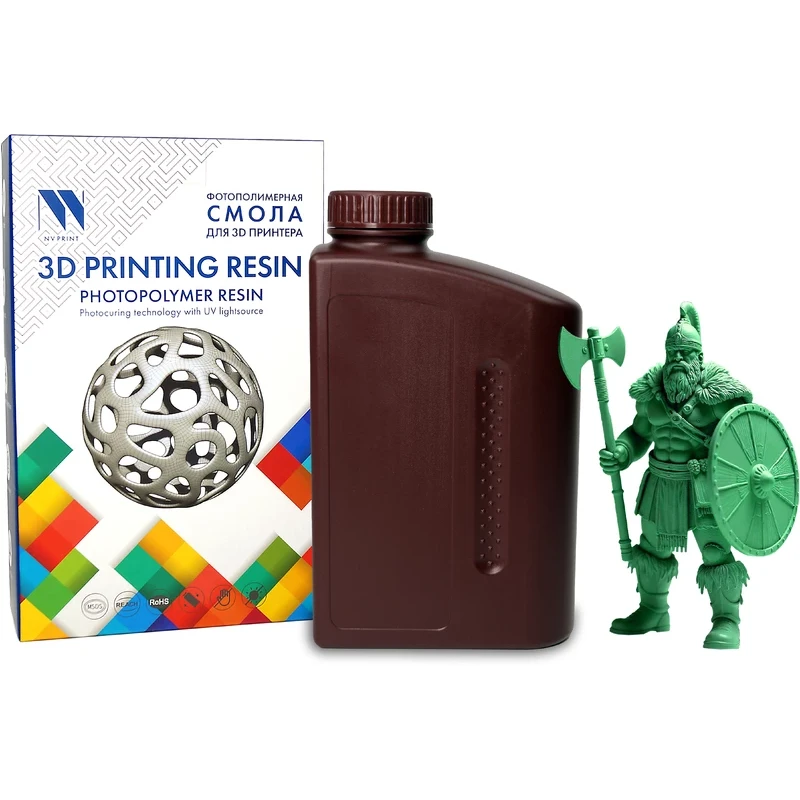 Фотополимерная смола NV Print NV-3D-STD-RESIN-GREEN