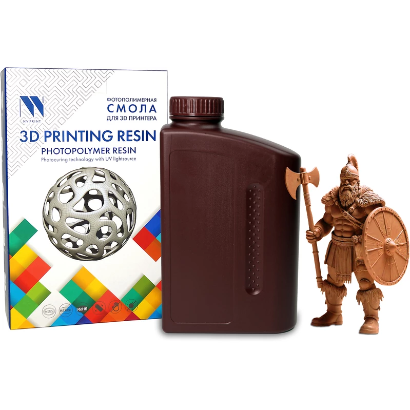 Фотополимерная смола NV Print NV-3D-RED-WAX-RESIN