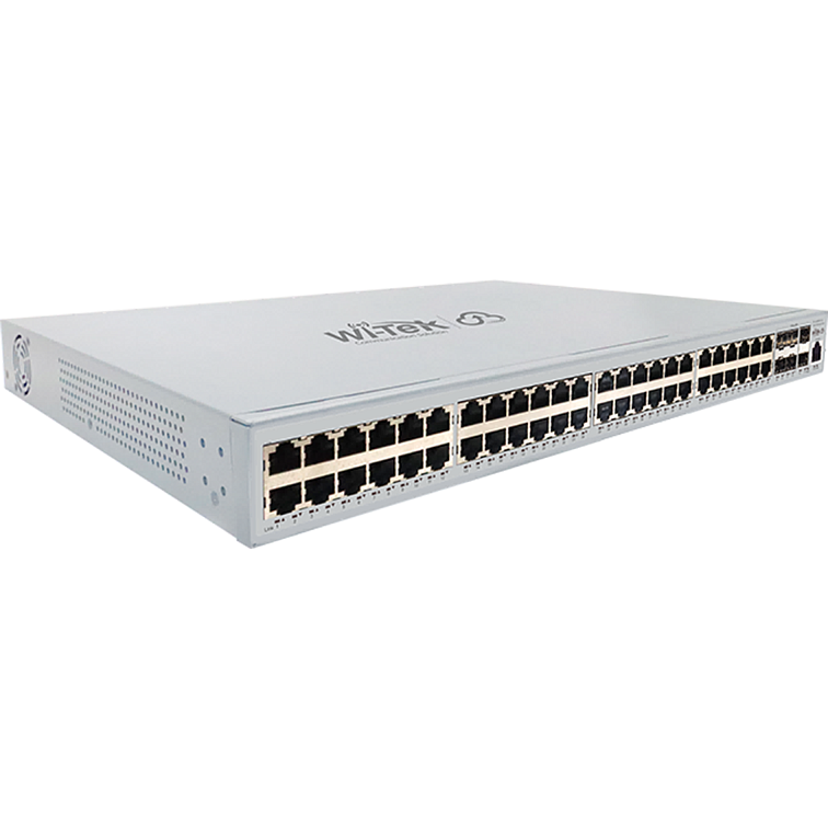 Коммутатор (свитч) Wi-Tek WI-CMS554F-L3 - фото 2