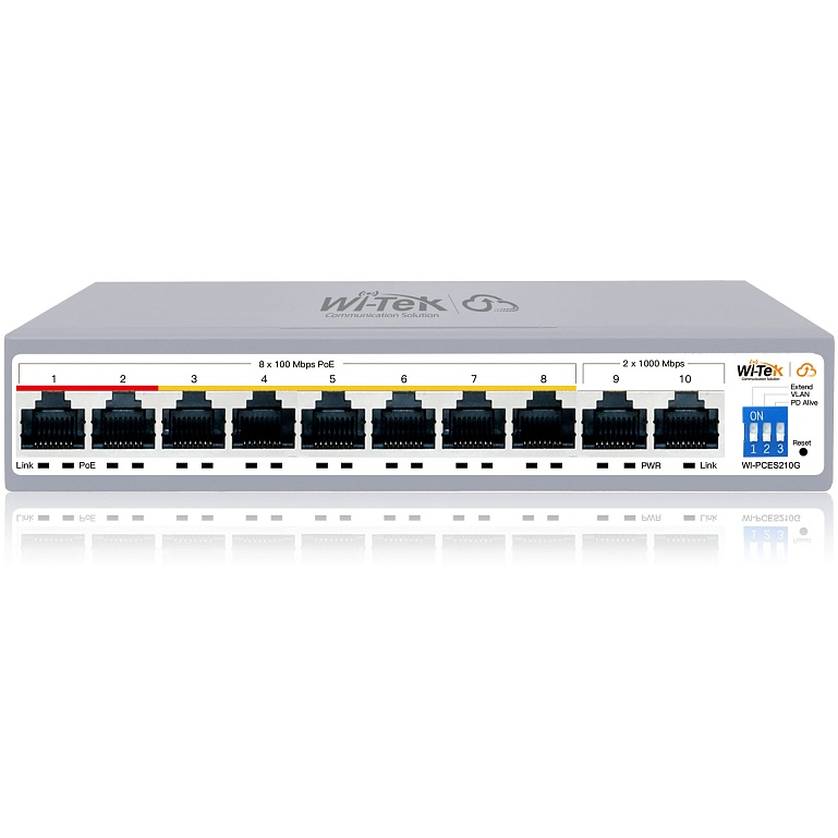 Коммутатор (свитч) Wi-Tek WI-PCES210G