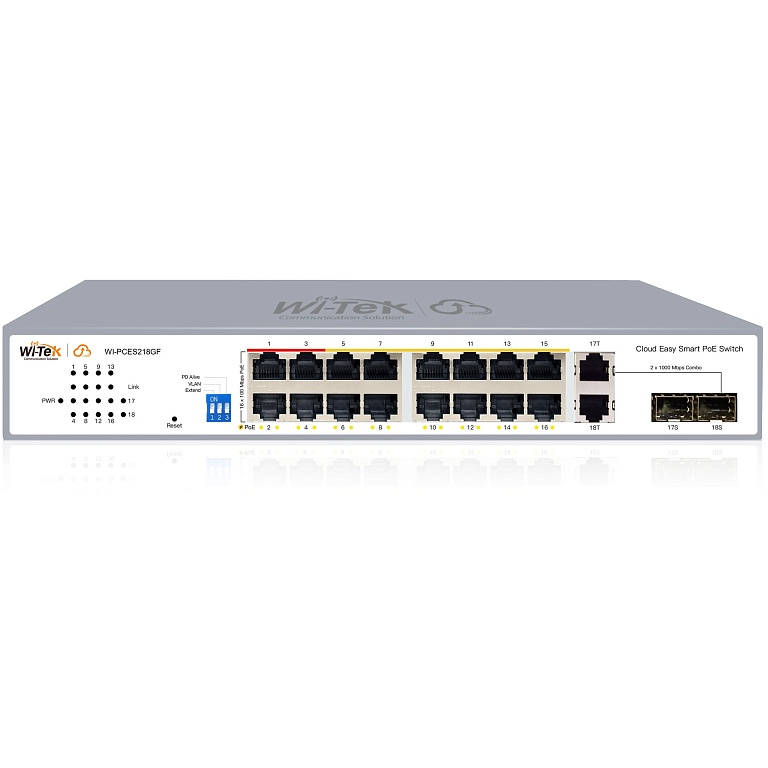 Коммутатор (свитч) Wi-Tek WI-PCES218GF