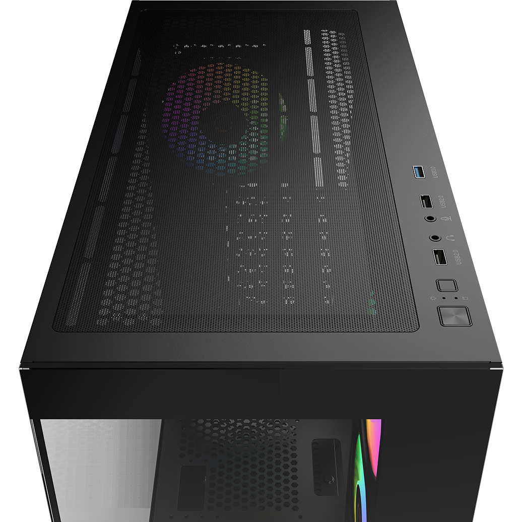 Корпус Ocypus Gamma C72 BK ARGB (Gamma-C72-BKDG00XX-GL) - фото 3