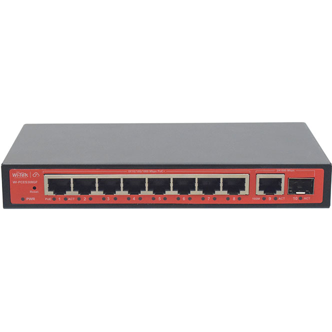 Коммутатор (свитч) Wi-Tek WI-PCES308GF
