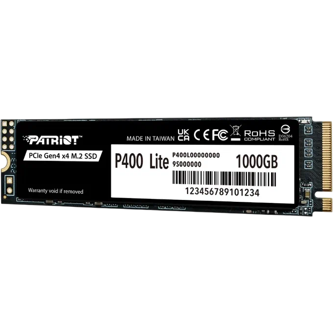 Накопитель SSD 1TB Patriot P400 Lite (P400LP1KGM28H)