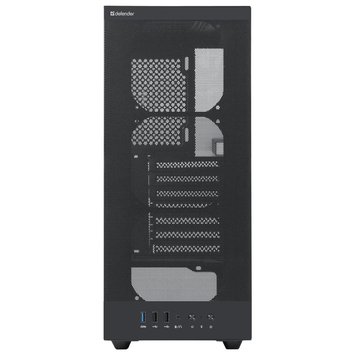 Корпус Defender RaptorX Black (25121) - фото 3