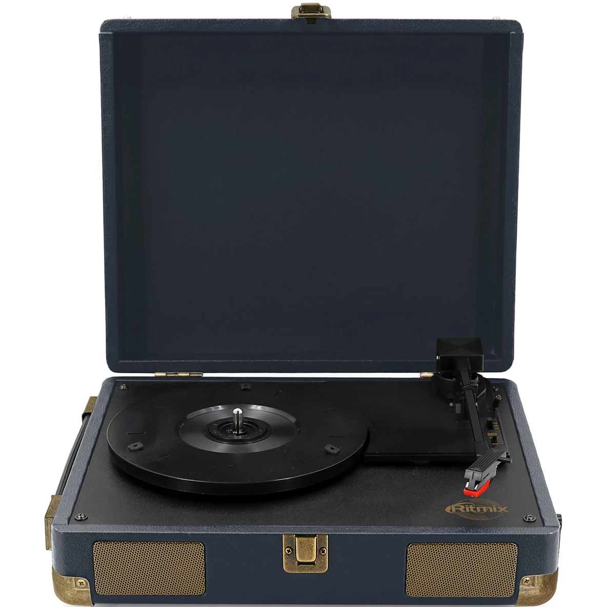 Виниловый проигрыватель Ritmix LP-100 Dark Blue - фото 2