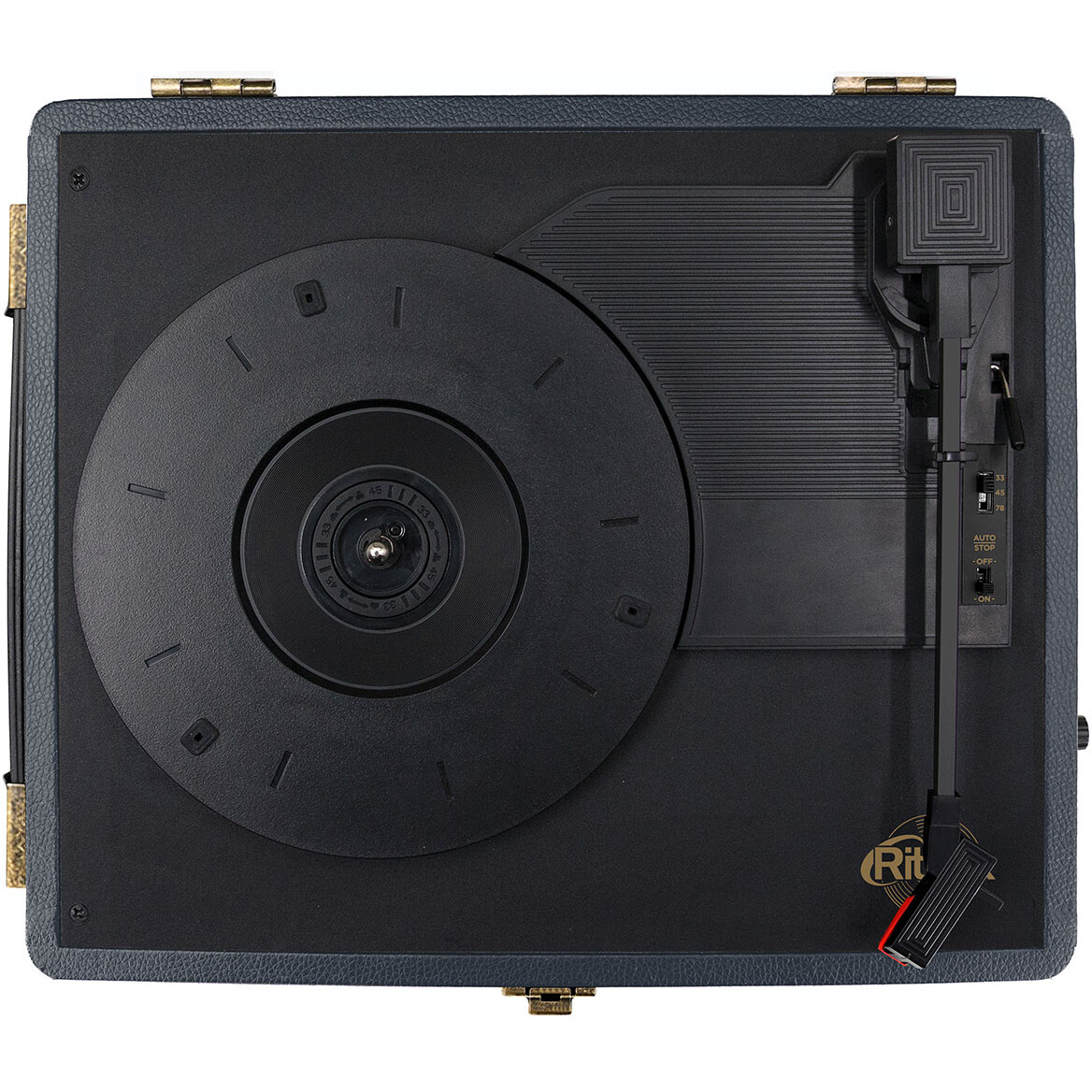 Виниловый проигрыватель Ritmix LP-100 Dark Blue - фото 6