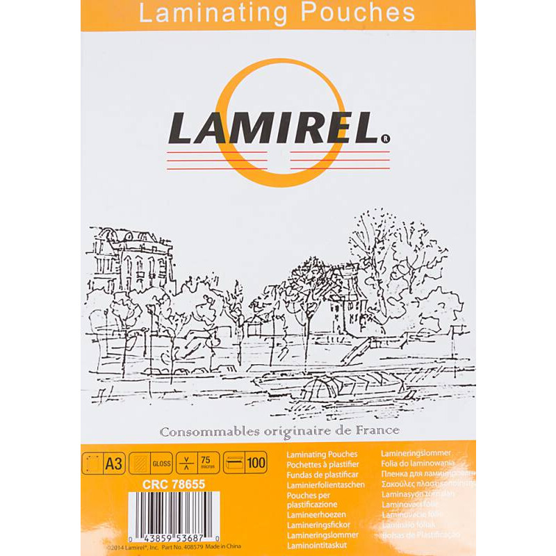 Плёнка для ламинирования Fellowes LA-7865501 Lamirel