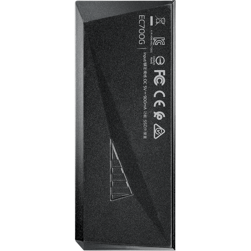 Внешний корпус для SSD M.2 ADATA EC700G Black - AEC700GU32G2-CGY - фото 7
