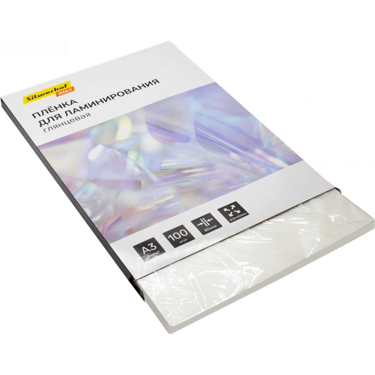 Плёнка для ламинирования Silwerhof 2072124 - 4630143171013 - фото 3