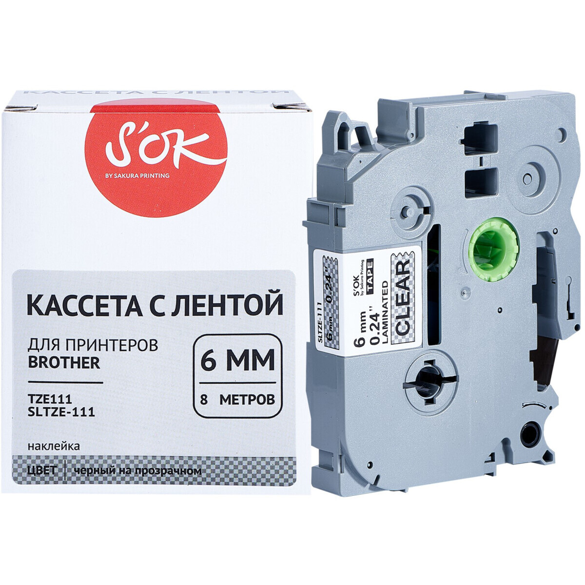 Ленточный картридж Sakura SLTZE111