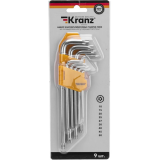 Набор шестигранных ключей KRANZ KR-12-5221