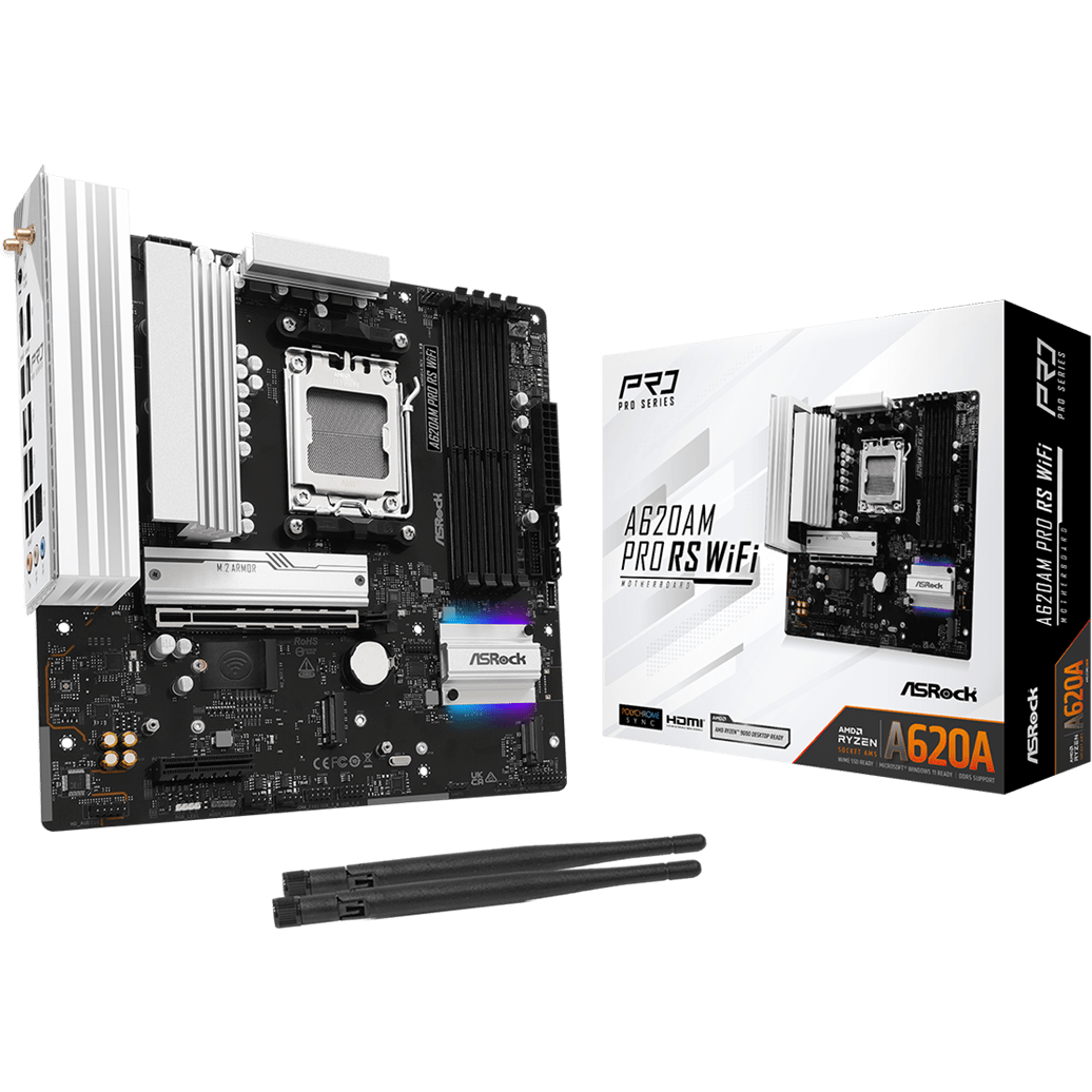Материнская плата ASRock A620AM Pro RS WiFi - фото 5