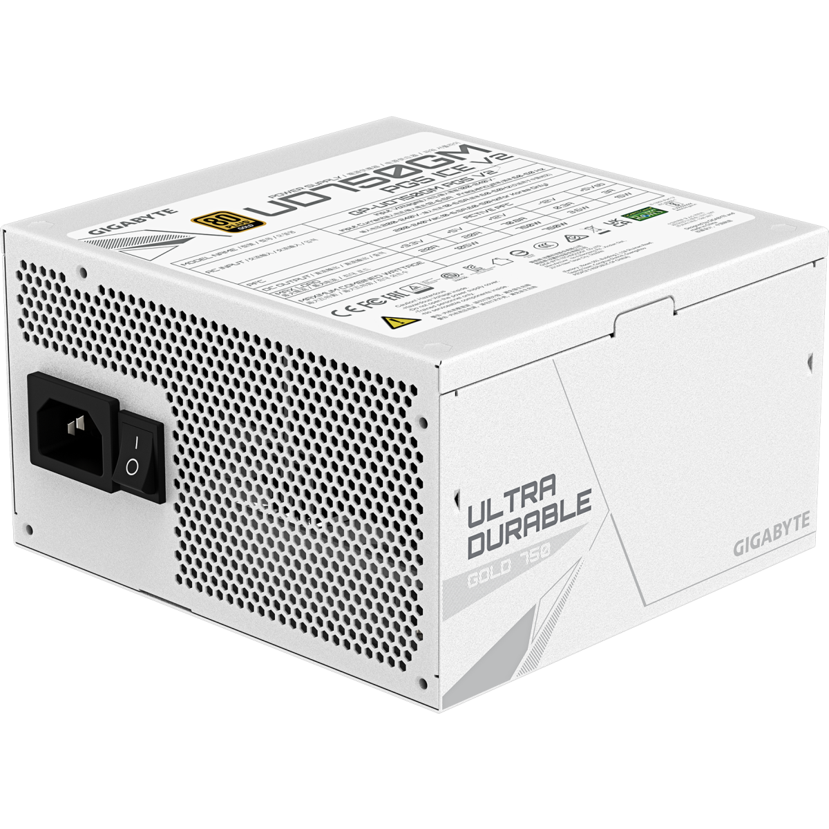Блок питания 750W Gigabyte GP-UD750GM PG5 ICE - фото 3