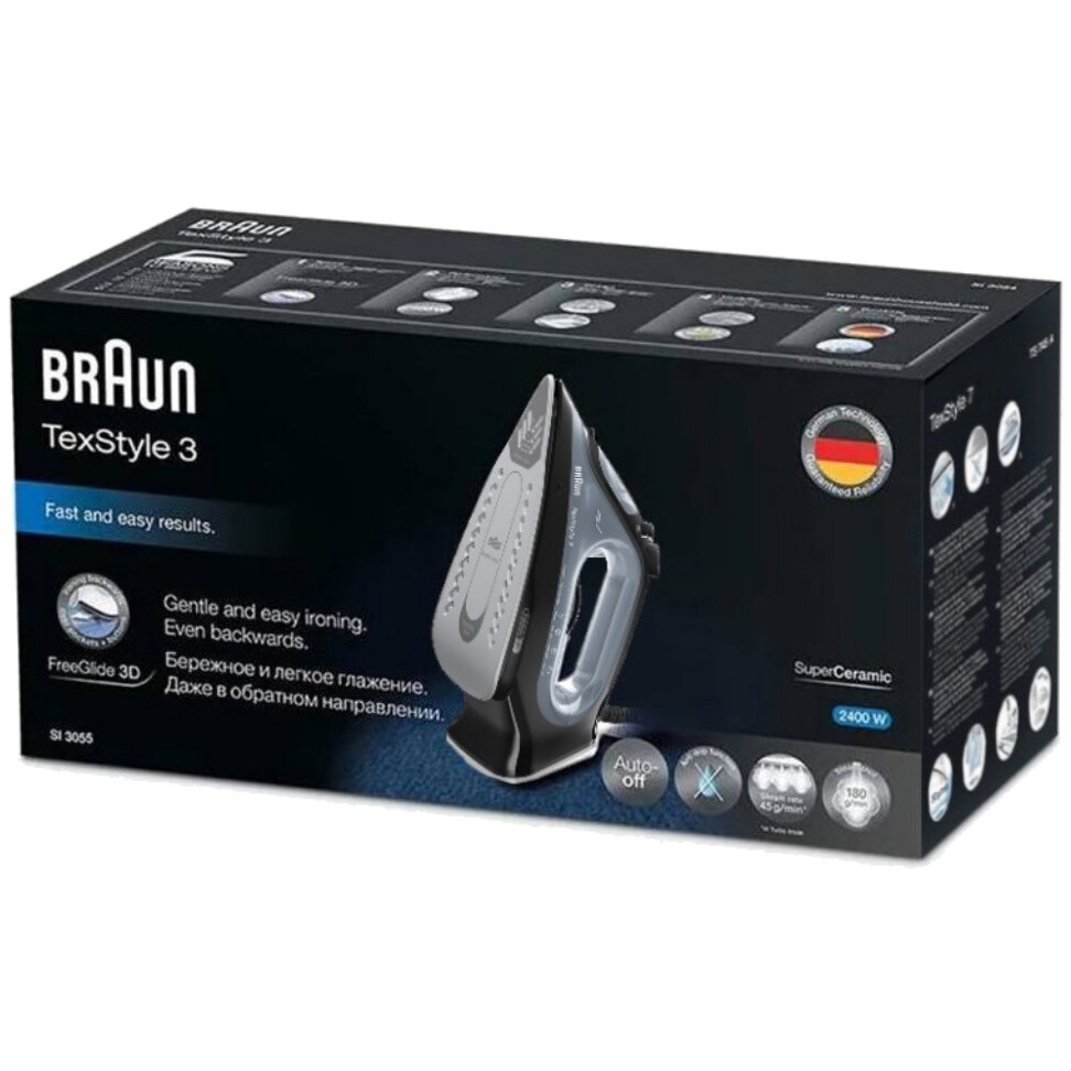 Утюг Braun SI 3055 BK - фото 3