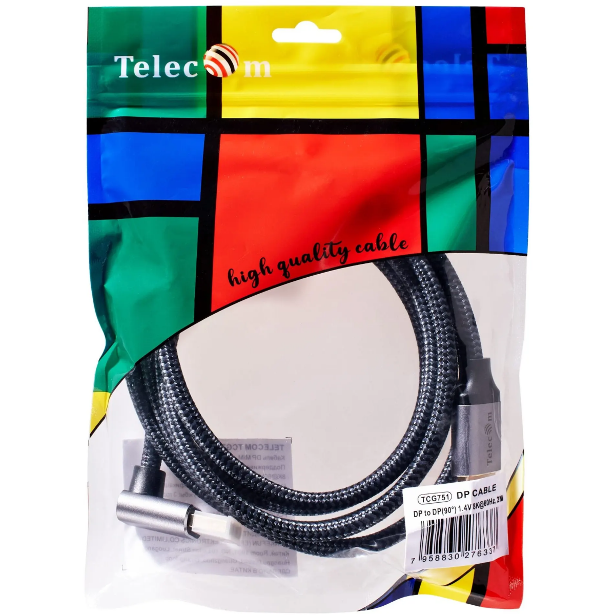 Кабель DisplayPort - DisplayPort, 2м, Telecom TCG751-2M - фото 5