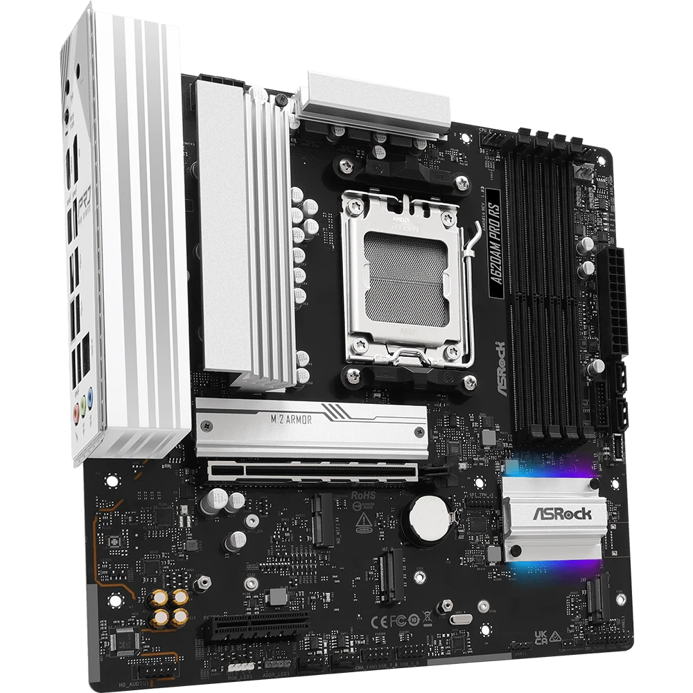 Материнская плата ASRock A620AM Pro RS - фото 2