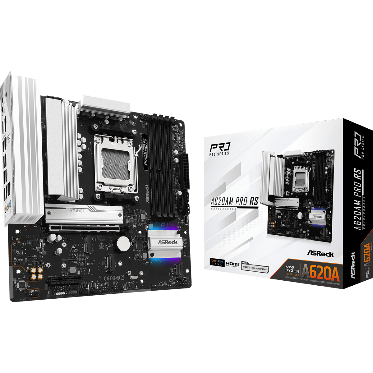 Материнская плата ASRock A620AM Pro RS - фото 5