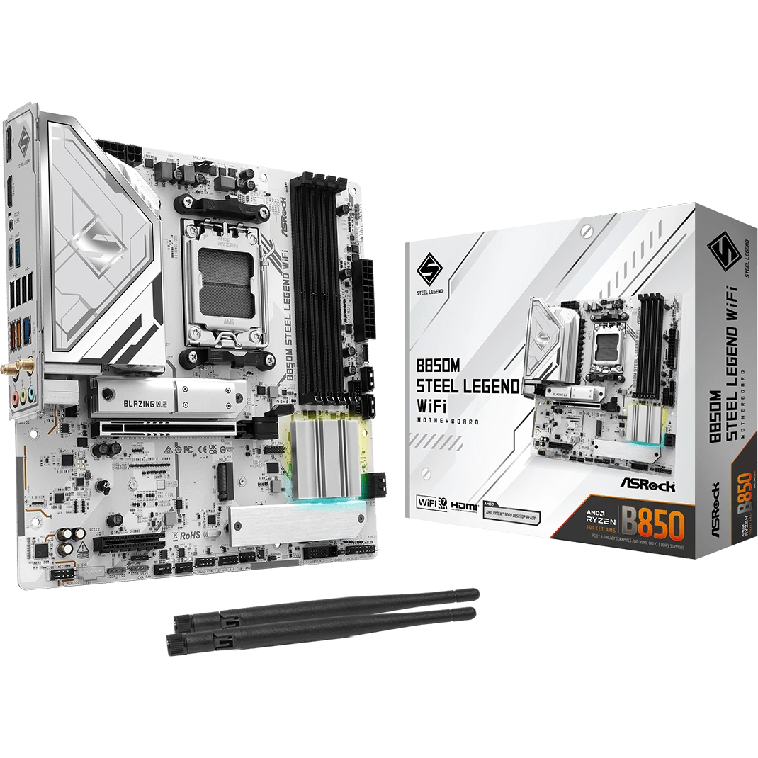 Материнская плата ASRock B850M Steel Legend WiFi - фото 5