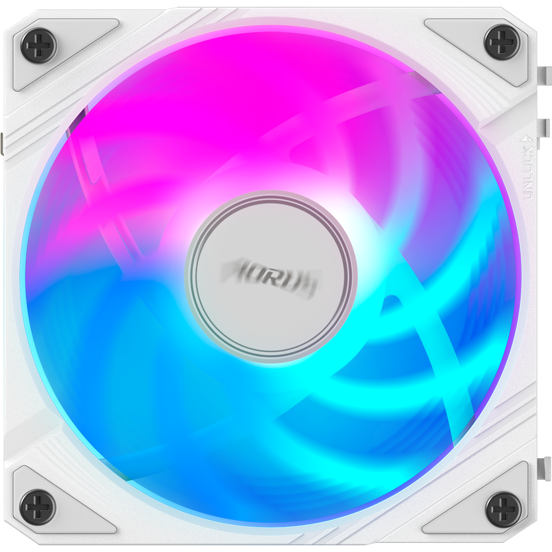 Вентилятор для корпуса Gigabyte AORUS EZ CHAIN FAN 120 ICE - GP-ECFAN1201 ICE - фото 2