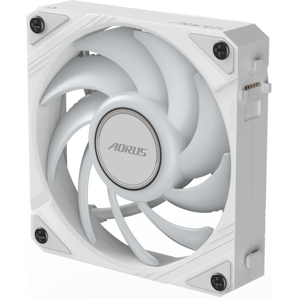 Вентилятор для корпуса Gigabyte AORUS EZ CHAIN FAN 120 ICE - GP-ECFAN1201 ICE - фото 4