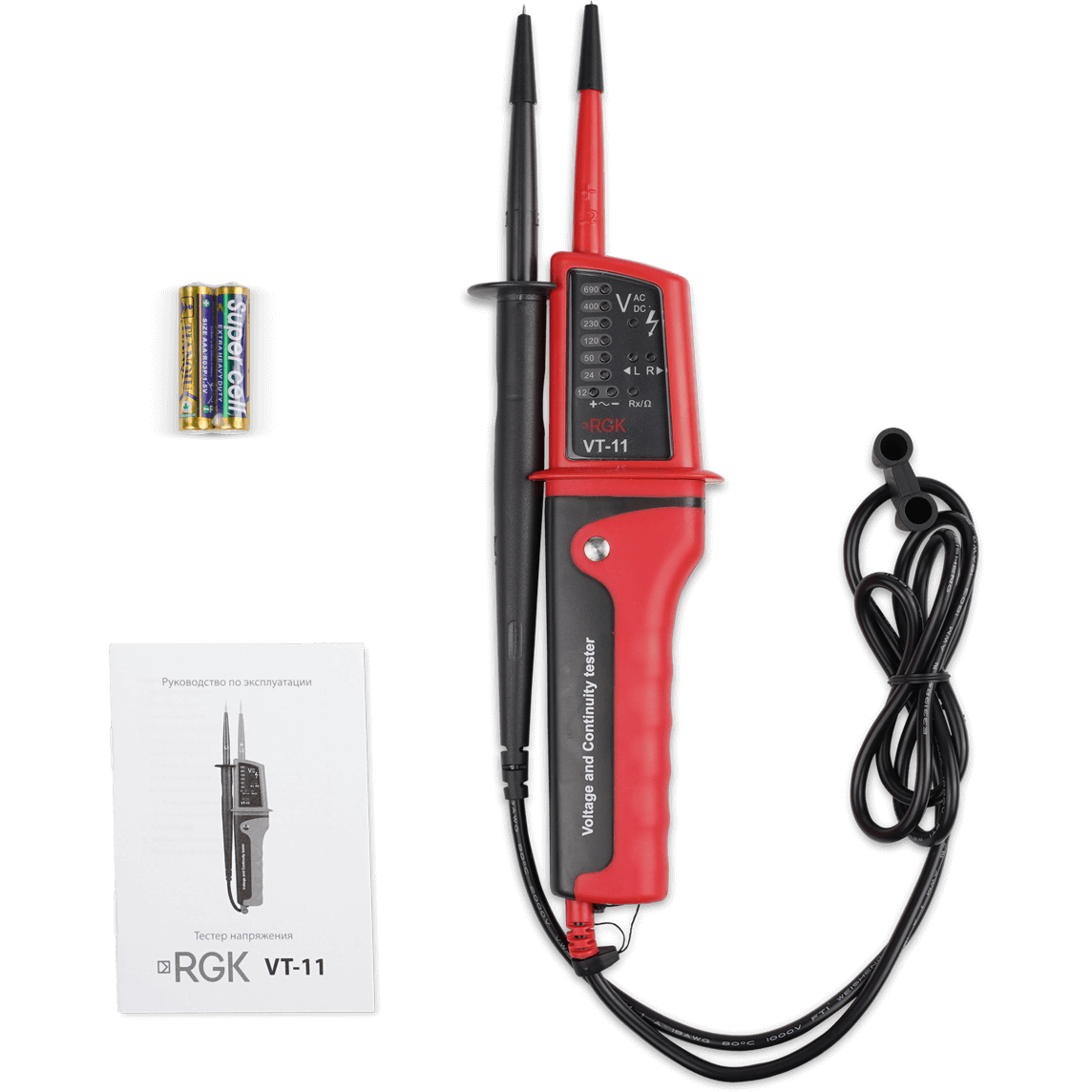 Детектор напряжения RGK VT-11 - 755269 - фото 5