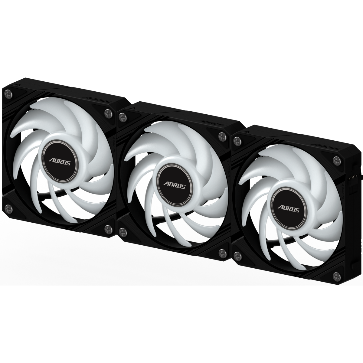 Вентилятор для корпуса Gigabyte AORUS EZ CHAIN FAN 120 (3 шт.) - GP-ECFAN1203 - фото 5