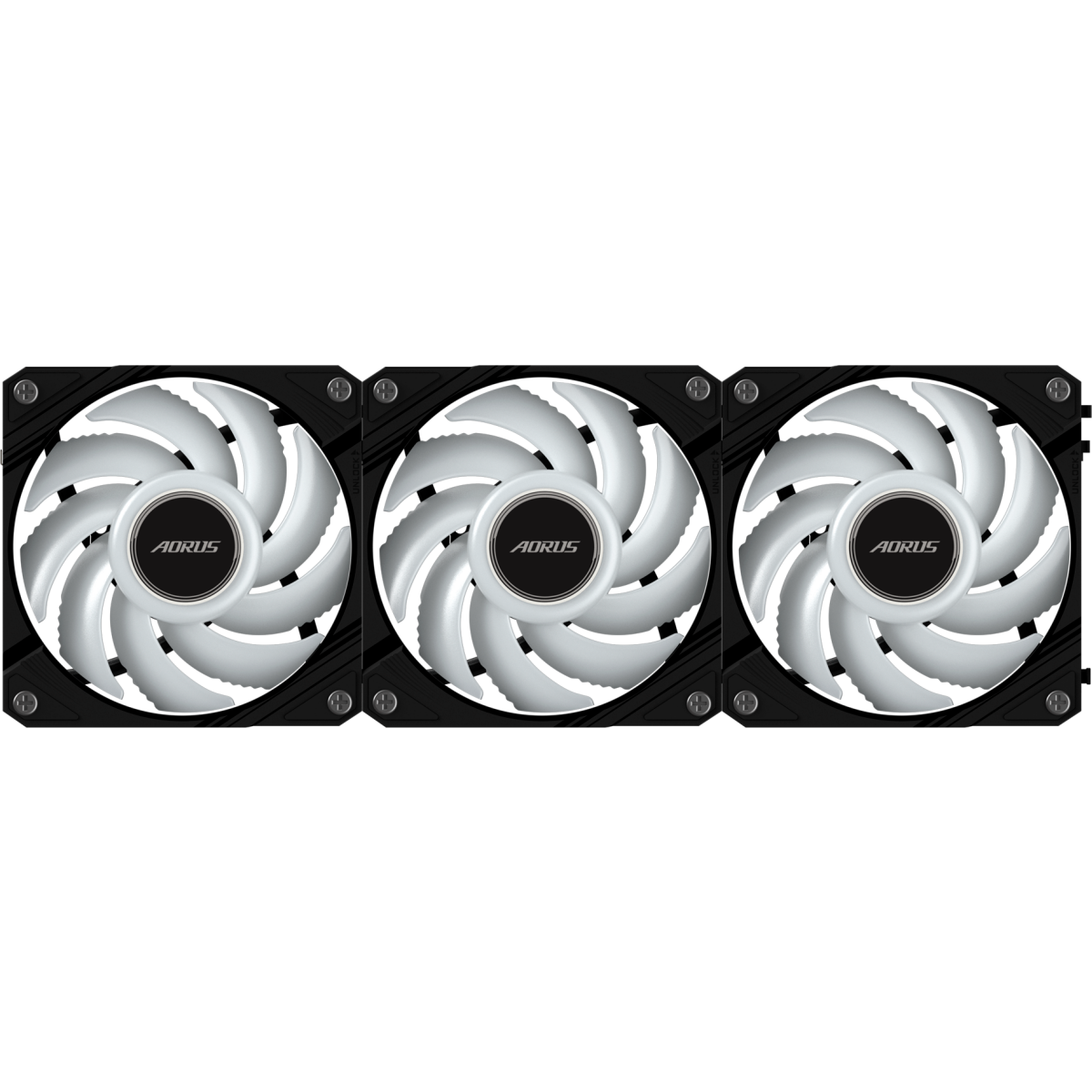 Вентилятор для корпуса Gigabyte AORUS EZ CHAIN FAN 120 (3 шт.) - GP-ECFAN1203 - фото 6