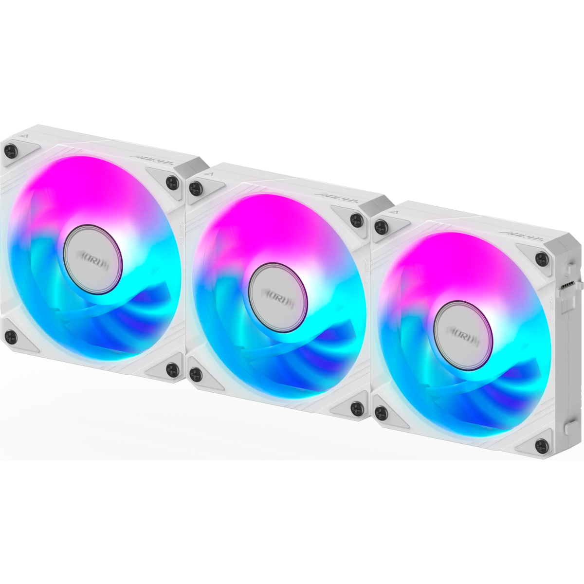 Вентилятор для корпуса Gigabyte AORUS EZ CHAIN FAN 120 ICE (3 шт.) - GP-ECFAN1203 ICE