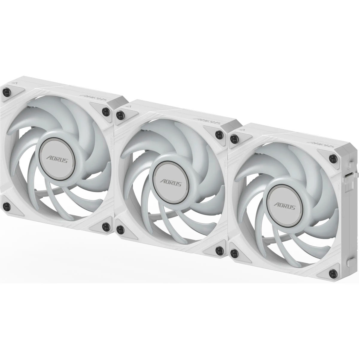 Вентилятор для корпуса Gigabyte AORUS EZ CHAIN FAN 120 ICE (3 шт.) - GP-ECFAN1203 ICE - фото 5