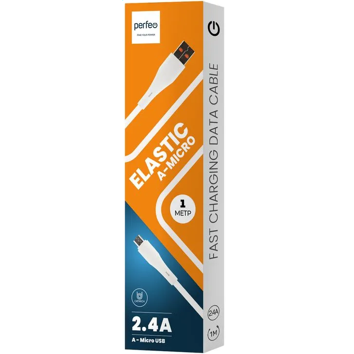 Кабель USB A (M) - microUSB B (M), 1м, Perfeo U4027