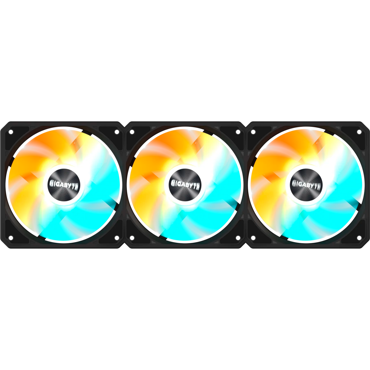 Вентилятор для корпуса Gigabyte EZ CHAIN FAN 120 (3 шт.) - GP-GBT EZFAN1203 - фото 2