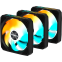 Вентилятор для корпуса Gigabyte EZ CHAIN FAN 120 (3 шт.) - GP-GBT EZFAN1203 - фото 3