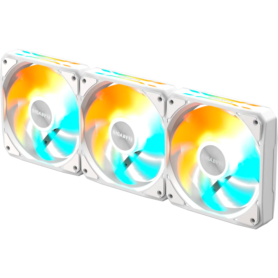 Вентилятор для корпуса Gigabyte EZ CHAIN FAN 120 ICE (3 шт.) - GP-GBT EZFAN1203 ICE
