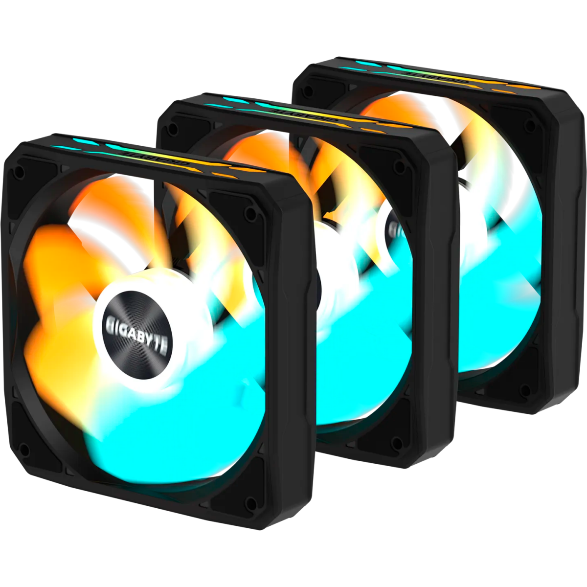 Вентилятор для корпуса Gigabyte EZ CHAIN RSV FAN 120 (3 шт.) - GP-GBT EZRVSFAN1203 - фото 3