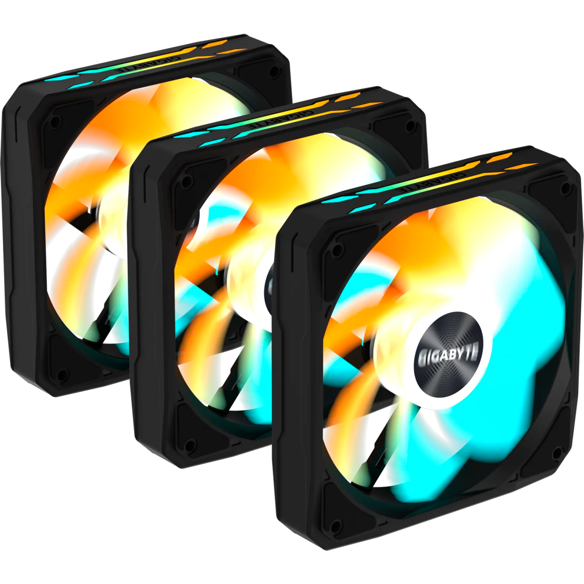 Вентилятор для корпуса Gigabyte EZ CHAIN RSV FAN 120 (3 шт.) - GP-GBT EZRVSFAN1203 - фото 4
