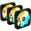 Вентилятор для корпуса Gigabyte EZ CHAIN RSV FAN 120 (3 шт.) - GP-GBT EZRVSFAN1203 - фото 4